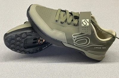 Adidas Five Ten 5.10 Cernícalo Clip-in Hombres Talla 9 Verde Bicicleta de Montaña Zapatos GZ9252 Foto 1 de 4