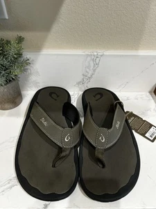 OLUKAI CHANCLAS NUEVAS "OHANA" KONA KONA PARA HOMBRE, VERDES, PARA HOMBRE TALLA 13 - Imagen 1 de 6