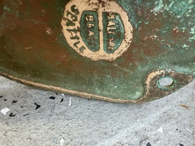 Ancla plegable náutica vintage de latón macizo 17/12 para barco marino Foto 1 de 4