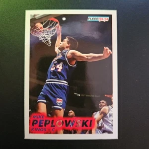 1993-94 Fleer Mike Peplowski Rookie Sacramento Kings #374 Basketball NBA - Picture 1 of 6