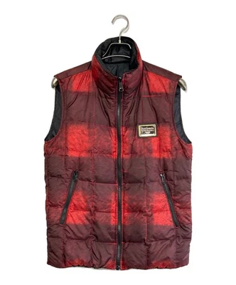 DOLCE & GABBANA Down vest Size: 46 Red x black Men - Image 1 of 4