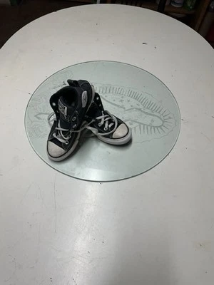 Zapatillas deportivas Converse Chuck Taylor All Star negras blancas con cordones talla 3 para niños Foto 1 de 4