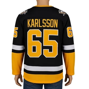 Pittsburgh Penguins Erik Karlsson 65 Fanatics Breakaway Trikot Schwarz M Neu mit Etikett NHL - Bild 1 von 10