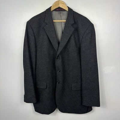 GANT Wool Blazer Chore Jacket, Grey, Vintage Made in Portugal, Mens 56, XL XXL - Image 1 of 4