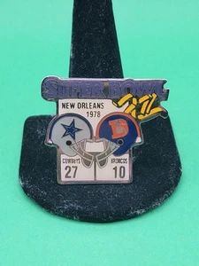 STARLINE SuperBowl Pin Set Individual Pin – 1978 Super Bowl XII Cowboys vs Bronc - Picture 1 of 3