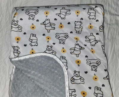 Disney Baby Winnie The Pooh Manta Abejorro Miel Maceta Negro Blanco Amarillo Foto 1 de 4