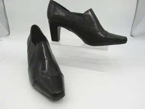 Franco Sarto Black Block High heel Womans dress shoes size 10M   New no box - Picture 1 of 8