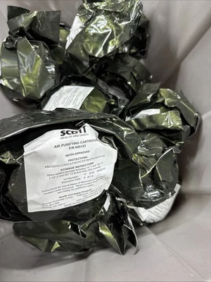 14 Scott Enforcement Gas Mask Filter Air Cartridge 40mm NATO 045123 EXP. 2013 - Image 1 of 2