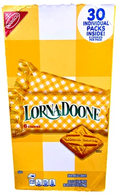 Galletas de pan corto Nabisco Lorna Doone 30 unidades x 1,5 OZ EXP 02/2026 Foto 1 de 4