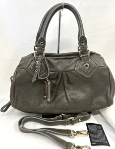 Marc Jacobs Classic Q Baby Groovy 2Way Bag Handbag DarkGray with shoulder straps - Picture 1 of 22