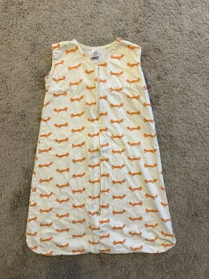 Baby Sleep Sack Organic Cotton Wearable Blanket Swaddle Unisex Small 0-6 Months - Image 1 of 4