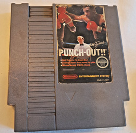 Mike Tyson's Punch-Out NES Nintendo 1987 Original Aut&eacute;ntico Juego Probado Wkg