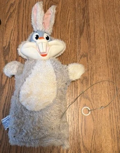 VINTAGE BUGS BUNNY HANDPUPPE MATTEL 1962 SPRECHEND *NUR TEILE* LESEN - Bild 1 von 6