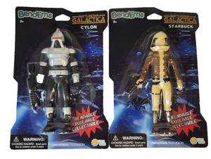 Battlestar Galactica Classic Cylon + Starbuck 6" Figure Bend Ems 2019 Sunny Days - Bild 1 von 5