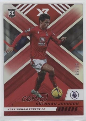 2022 Panini Chronicles Base Premier League Xr Red /99 Brennan Johnson Rookie RC - Image 1 of 2