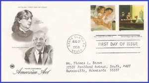 USA5 #3236o ADDR PCS ARTCRAFT FDC STR2  American Art Mary Cassatt - Picture 1 of 1