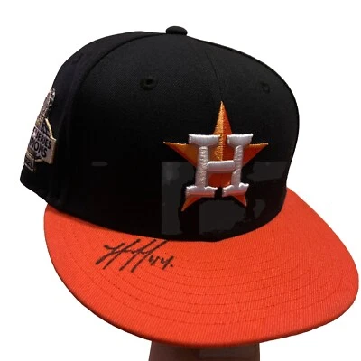 YORDAN ALVAREZ Signed HOUSTON ASTROS 2022 WS Champions Hat (BAS/MLB) 🔥 - Image 1 of 4