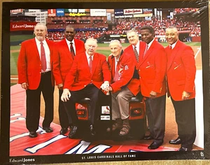 St. Louis Cardinals Hall Of Fame 11" x 14" Leinwanddruck SGA 9/7/24 - Bild 1 von 3