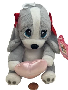 NOS 80s 90s Honey Girl Basset Hound Mini 6” W/Hanger & Tag (has min. wear) - Picture 1 of 12