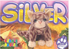 TY Beanie Babies BBOC Card - Series 3 Common - SILVER the Tabby Cat - NM/Mint