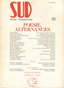 REVUE SUD N°31 - POESIE ALTERNANCES - 1980 - Picture 1 of 1