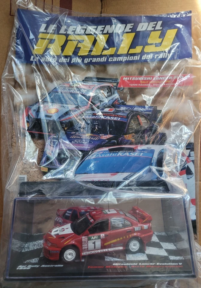 MITSUBISHI LANCER EVO V - 1:43 - LEGGENDE DEI RALLY - DeAGOSTINI - Immagine 1 di 1