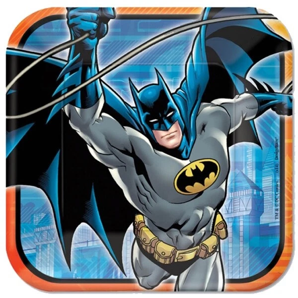 DC Comics Animated - Batman Party Plates - Children's Party Supplies — 第 1/1 张图片