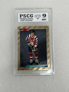 1992 Bowman GOLD Wayne Gretzky #207 GRADED PSCG 9 MINT - Picture 1 of 2