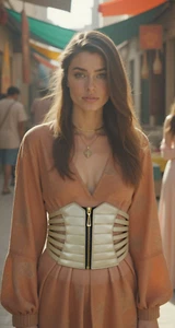 Women Waist Wide Metallic Light Gold Elastic Waistband Corset Belt Plus L XL XXL - Picture 1 of 24