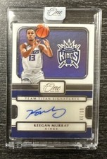 Keegan Murray 2022-23 Panini One And One Rookie Team Titan AUTO 46/99 SP Kings