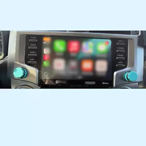 Radio Control Knobs for the 2020-2024 5th Gen Toyota 4Runner - Teal - D-Post - Picture 1 of 19