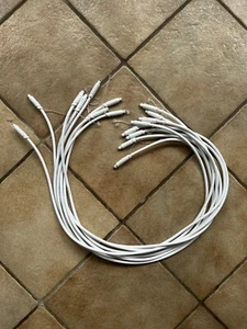 TOSLINK 1m Cable, optical audio, high-quality, gold connectors, white - Picture 1 of 2