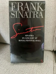 FRANK SINATRA IN CONCERT ROYAL FESTIVAL HALL VHS NEW SEALED PRINCESS GRACE INTRO - Picture 1 of 2