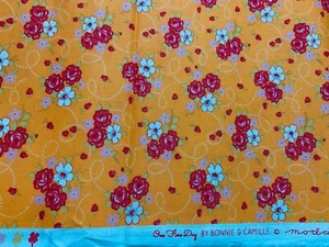 Cotton Fabric 30s40s Repro Roses Floral ONE FINE DAY Bonnie&Camille Moda FQ - Picture 1 of 2
