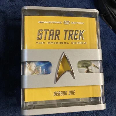 STAR TREK - The Original Series - Season One 1 - Remastered DVD Edition Box Set Foto 1 de 2