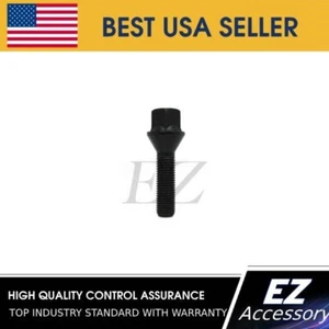 20 Pcs Lug Bolts Conical Bolt 14x1.25 43mm Shank New Black - Picture 1 of 1