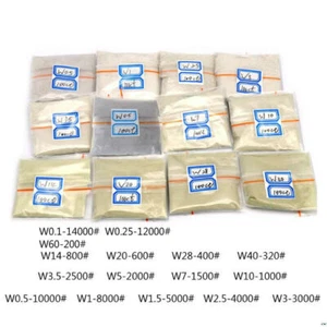 Polvo de diamante pulido 200 a 14000 malla de grano 100 quilates = 20 gramos - Imagen 1 de 27