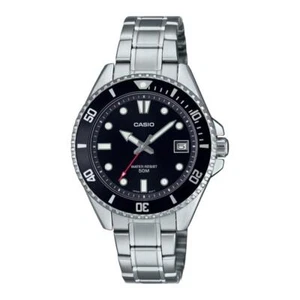 Reloj de Hobre CASIO MDV-10D-1A1VEF Acero Inoxidable Negro Vintage - Imagen 1 de 1