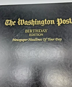The Washington Post Geburtstagsausgabe Buch Zeitung Schlagzeilen Ihres Tages 1933 - Bild 1 von 16