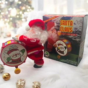 Batería musical a pilas SANTA CLAUS de colección con caja Navidad LEER VIDEO - Imagen 1 de 16