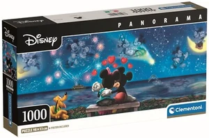 NEW Clementoni Panorama Jigsaw Puzzle 1000 Pieces 39503 Mickey & Minnie - Picture 1 of 2