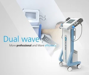 Vertical 2 Handles Shock Wave Machine Shock Wave Therapy Body Pain Relief Care - Picture 1 of 12