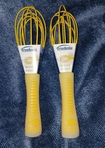 Silicone Cooking Utensils Silicone Wisk Set. Set Of 2. 10" Trudeau - Picture 1 of 4