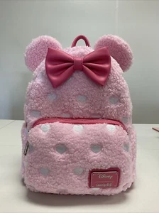 Minnie Mouse Exclusive Hearts Strawberry Scented Sherpa Mini Rucksack  - Bild 1 von 5
