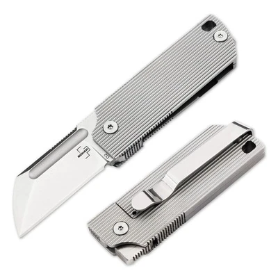 BÖKER PLUS BOKER PLUS® Baby X Pocket Knife 1.57" D2 Blade Steel Handle Frame Lock - 01BO366