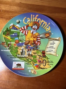 2003 McDonald’s Ronald McDonald California Golden State Sammlerteller - Bild 1 von 3