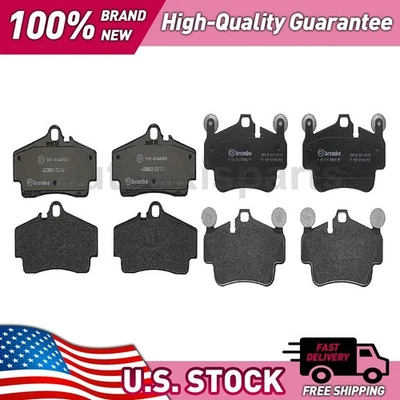 Juego de 2 pastillas de freno de disco Brembo delanteras traseras para Porsche 911 2006-2008 Foto 1 de 4