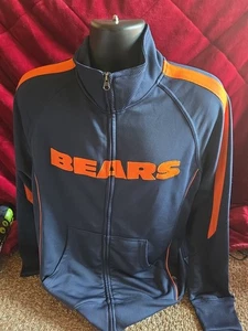 Chicago Bears NFL Men's Track Jacket  Size Large EUC Mint Excellent Condition - Picture 1 of 8