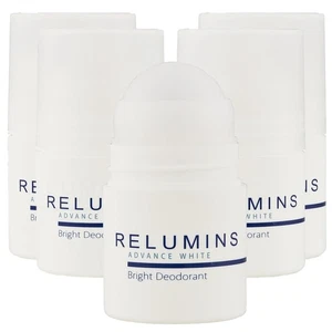 Authentic Relumins Advance White Bright Roll-On Deodorant 1.5 fl oz x 5 Bottles - Picture 1 of 9