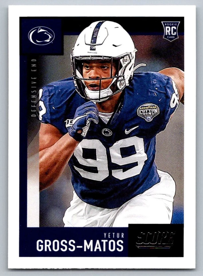 2020 Score Black Yetur Gross-Matos Penn State Nittany Lions #340 - Image 1 of 2